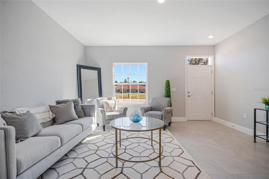 Furnished interior view inside a new home in , Kissimmee (Image 16). Furnished interior view inside a new home in , Kissimmee (Image 16).