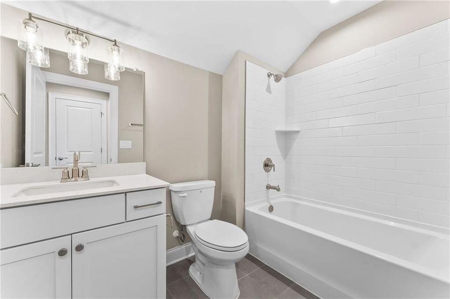 Furnished interior view inside a new home in The Courtyards at Post Road, Cumming (Image 5).