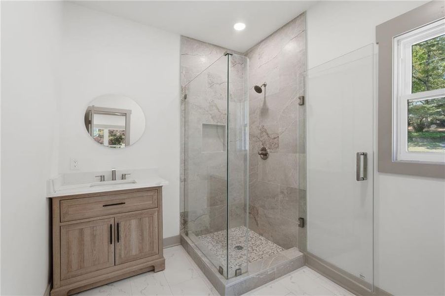 Furnished interior view inside a new home in , Roswell (Image 17).