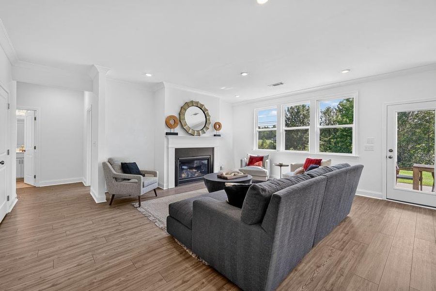 Furnished interior view inside a new home in Bennett Farm, Loganville (Image 12).