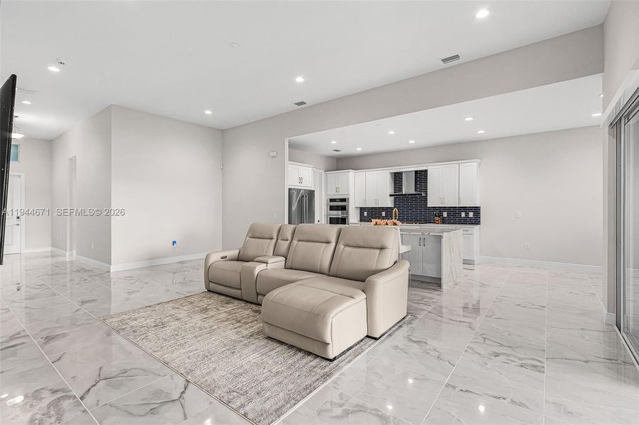 Furnished interior view inside a new home in , Naples (Image 17).