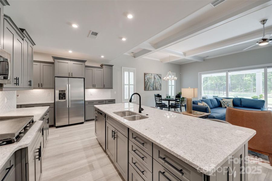 Furnished interior view inside a new home in Handsmill on Lake Wylie, York (Image 14).