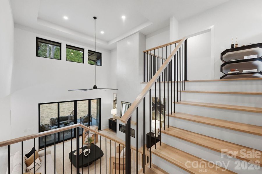 Furnished interior view inside a new home in , Charlotte (Image 44).