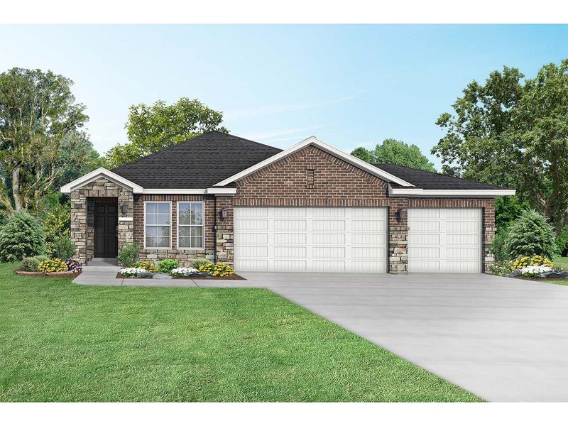 The Riviera B, 3-Car Garage The Riviera B, 3-Car Garage