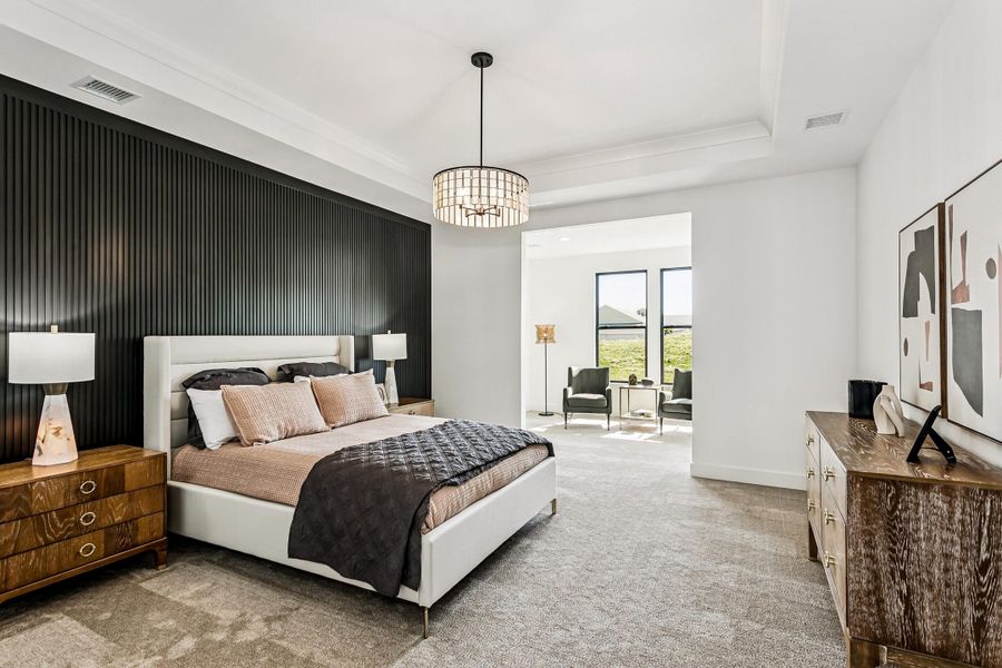 Representative furnished interior of a home built from the Casina by Perfection Builders in The Courtyards at The Heritage, Andover (Image 10).