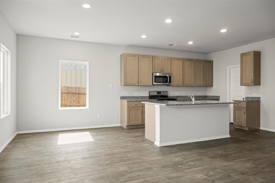 Furnished interior view inside a new home in Cloverleaf, Austin (Image 10).