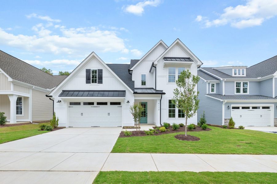 Representative exterior photo of a completed home built from the The Whitley by RobuckHomes in Kennebec Crossing, Angier, NC (Image 43). Representative exterior photo of a completed home built from the The Whitley by RobuckHomes in Kennebec Crossing, Angier, NC (Image 43).