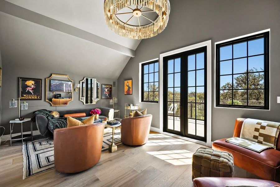 Furnished interior view inside a new home in , Austin (Image 27).