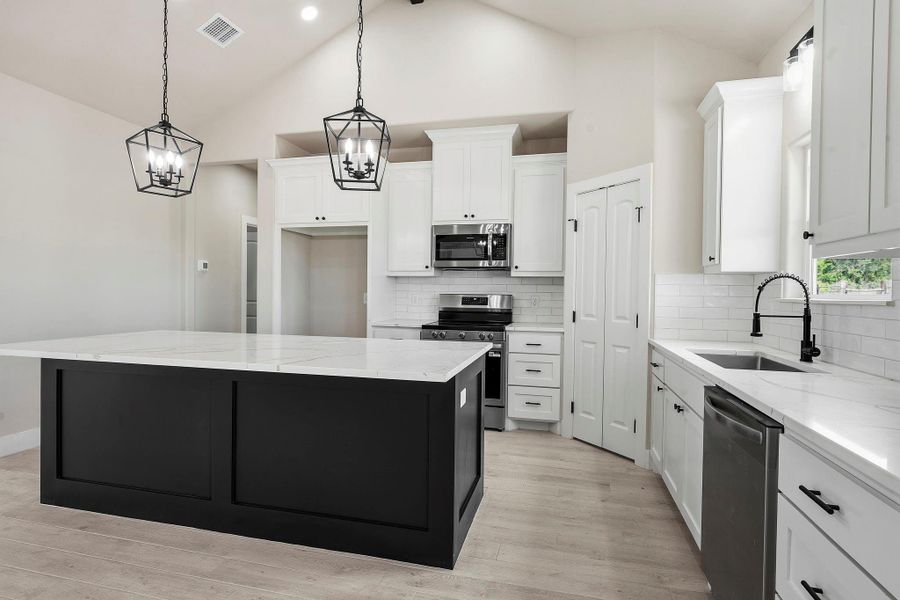 Furnished interior view inside a new home in , Franklin (Image 8).