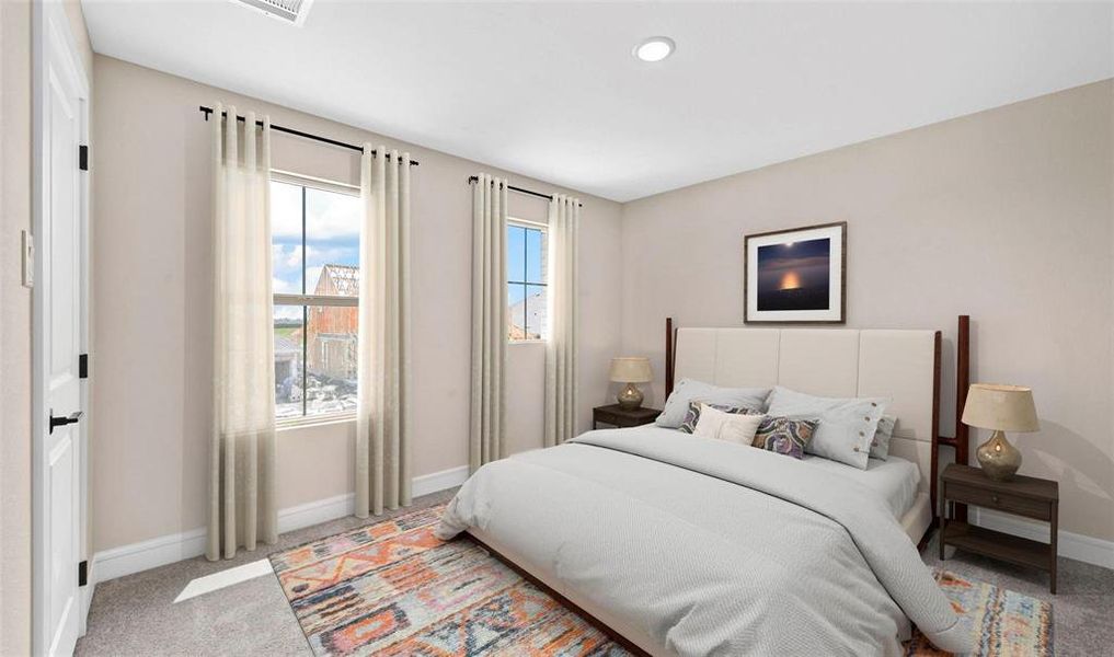 Furnished interior view inside a new home in Monterra, Fate (Image 23).