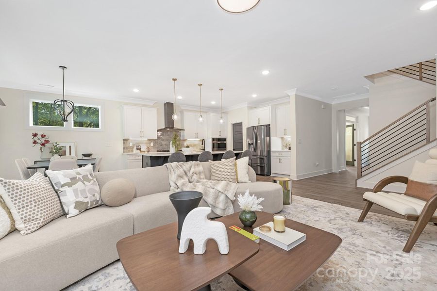 Furnished interior view inside a new home in , Waxhaw (Image 8). Furnished interior view inside a new home in , Waxhaw (Image 8).