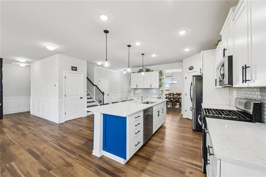 Furnished interior view inside a new home in , Dawsonville (Image 11).