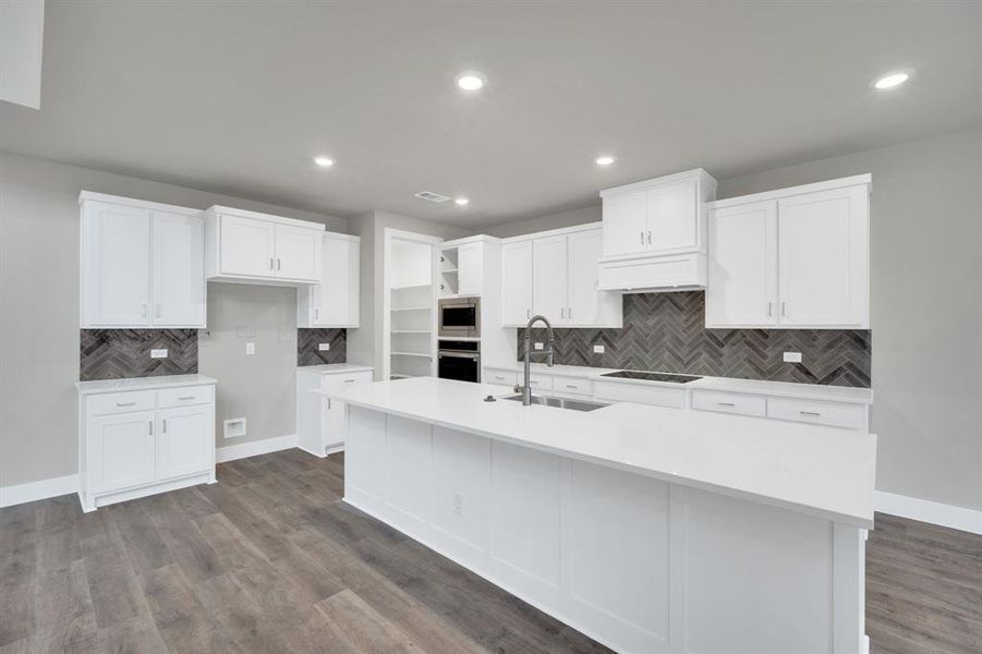 Furnished interior view inside a new home in Westside Preserve, Midlothian (Image 7).