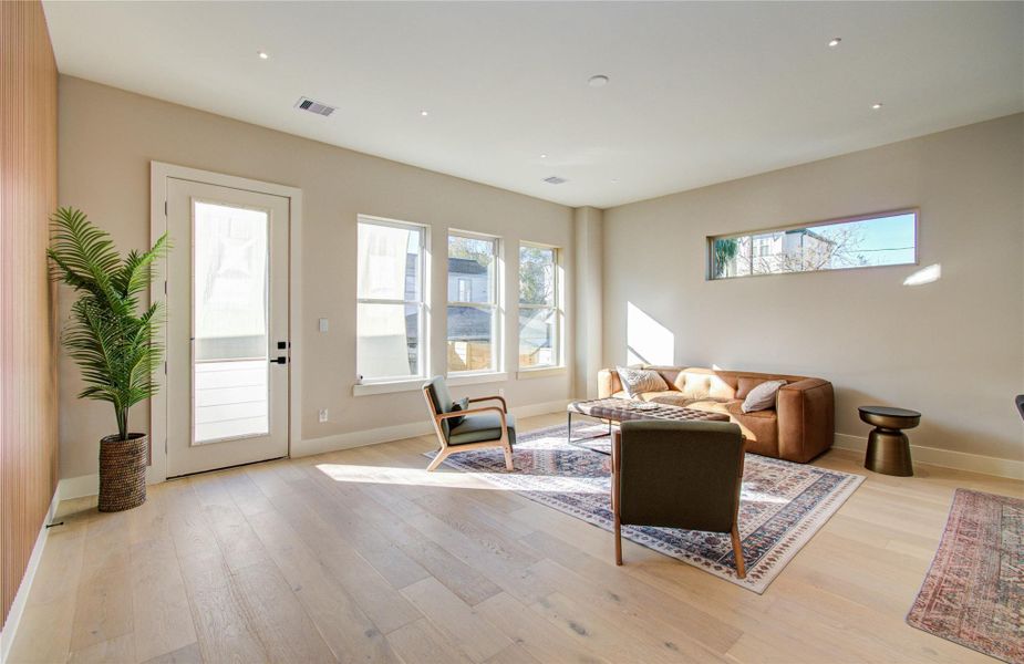 Furnished interior view inside a new home in , Houston (Image 11).