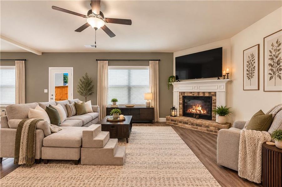 Furnished interior view inside a new home in Garden Walk, Jackson (Image 6).