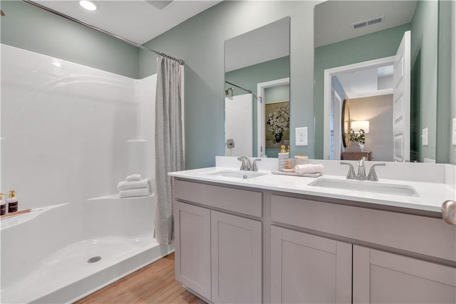Furnished interior view inside a new home in , Rockmart (Image 29).