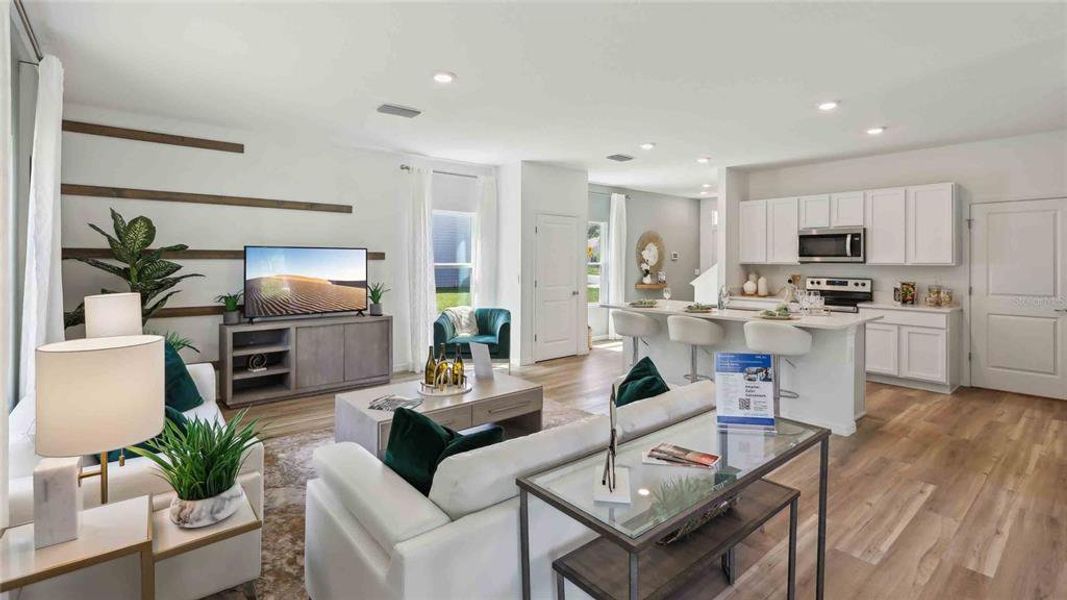 Furnished interior view inside a new home in Sherman Oaks, Brooksville (Image 24).