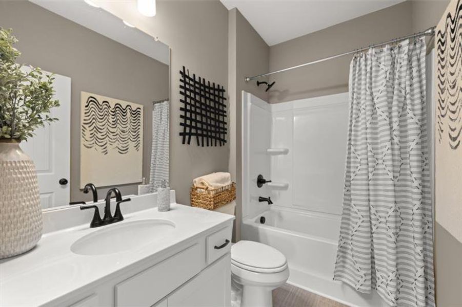 Furnished interior view inside a new home in Summit at Gateway, Jasper (Image 34). Furnished interior view inside a new home in Summit at Gateway, Jasper (Image 34).