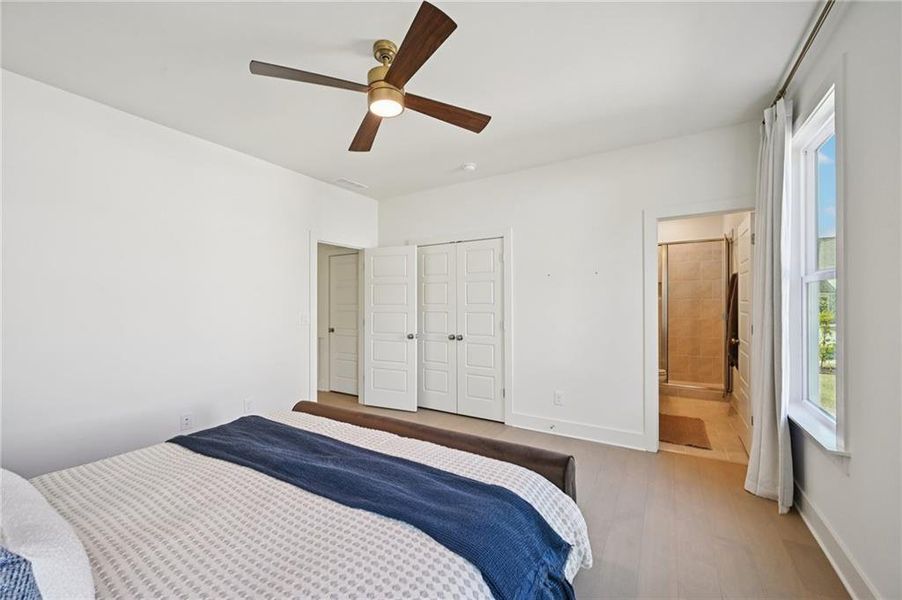 Furnished interior view inside a new home in Fireside Farms, Dawsonville (Image 40).