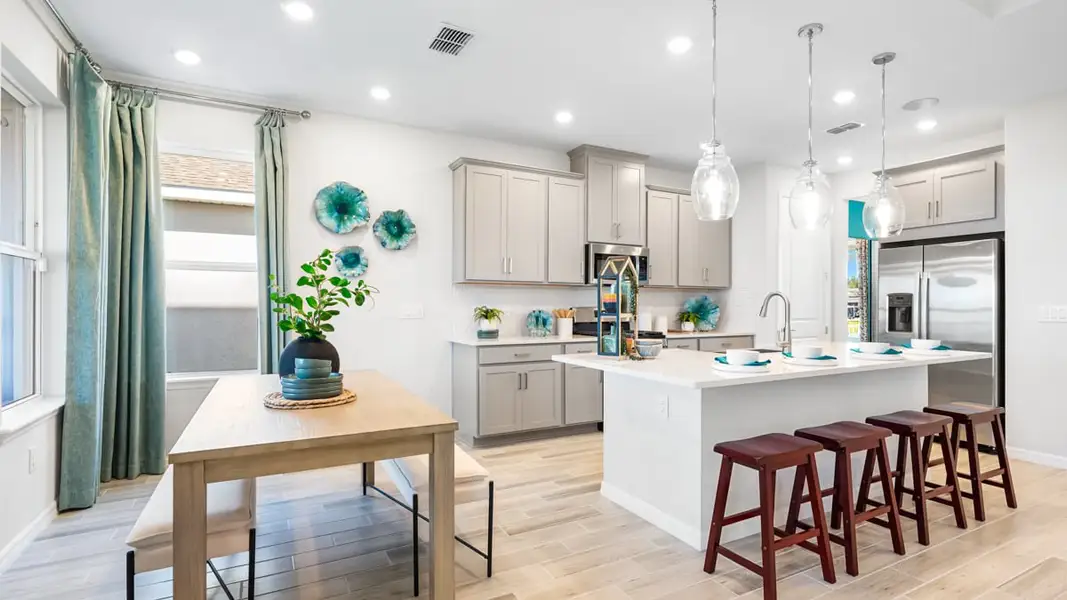 Representative furnished interior of a home built from the Bahama by Taylor Morrison in Firethorn, Parrish (Image 9).