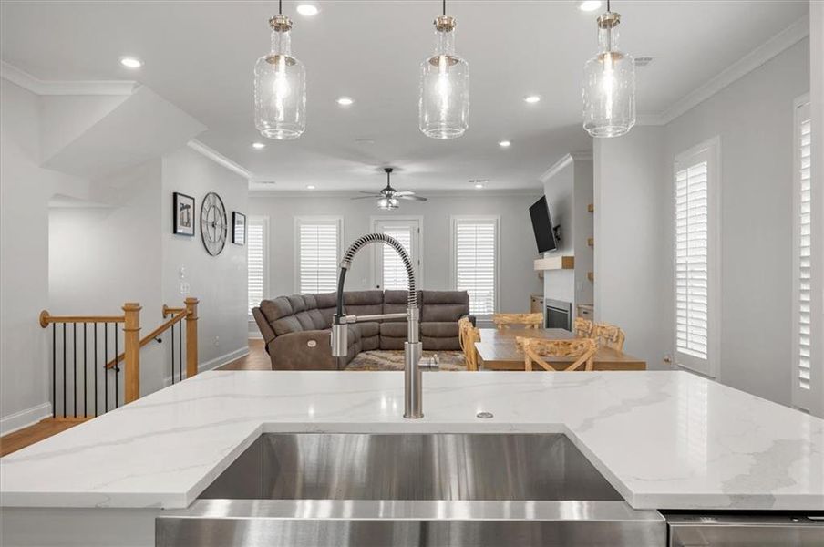 Furnished interior view inside a new home in , Cumming (Image 22).