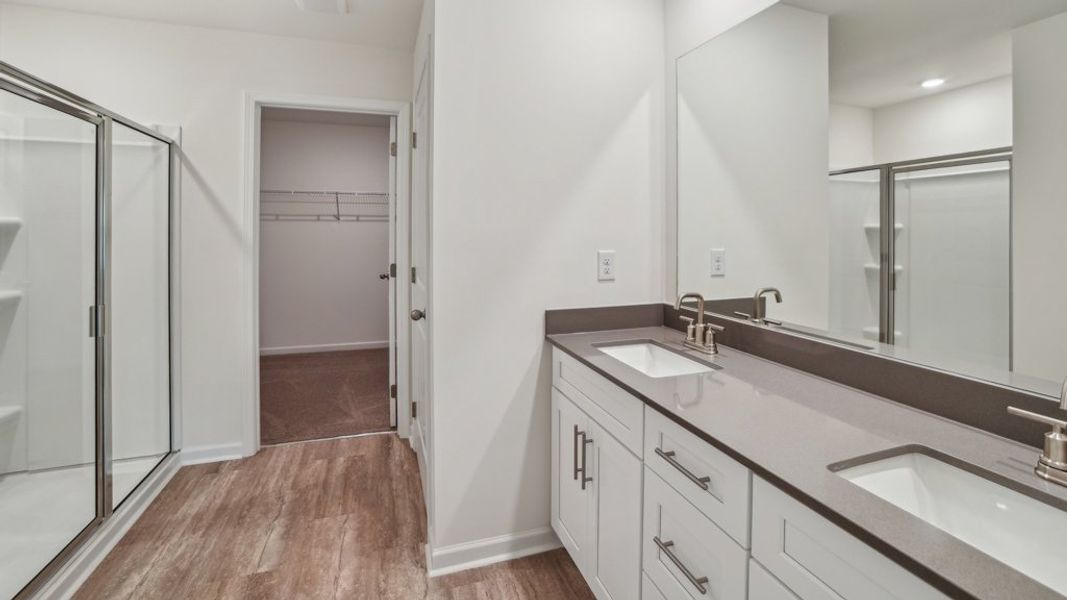 Furnished interior view inside a new home in Archer's Pointe, Johnson City (Image 11).