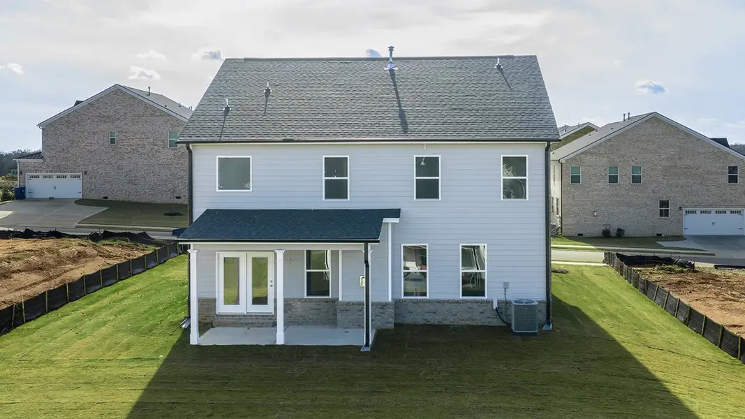 Exterior details and patio area of a home in Westland, Bogart (Image 2).