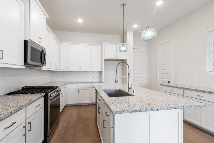 Furnished interior view inside a new home in Shady Acres, Houston (Image 12). Furnished interior view inside a new home in Shady Acres, Houston (Image 12).