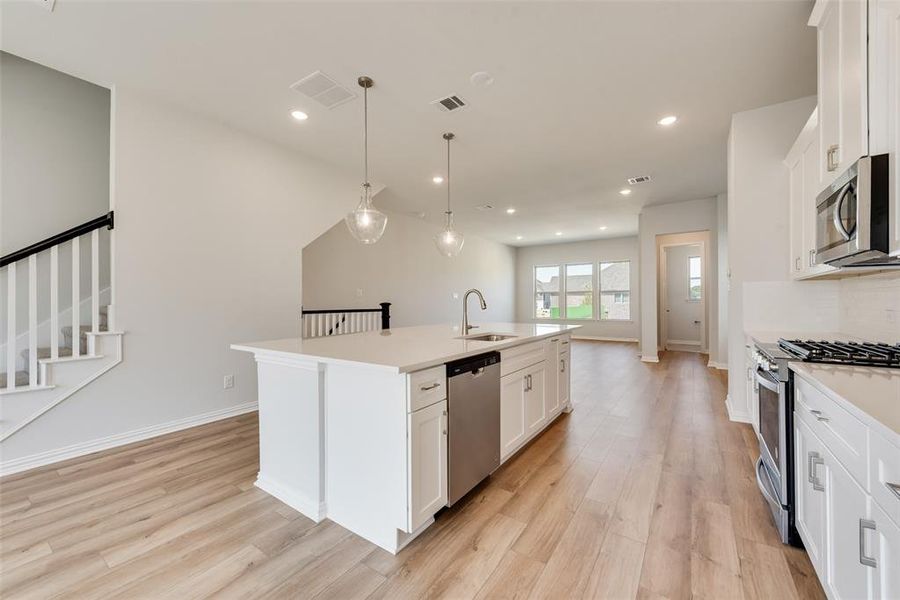 Furnished interior view inside a new home in City Point, North Richland Hills (Image 7).