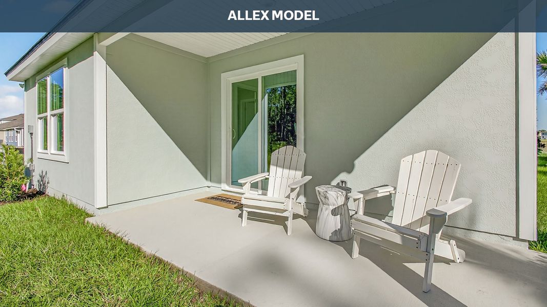 Representative exterior details of a home built from the Allex by D.R. Horton in Diamond Springs, Jacksonville (Image 4).