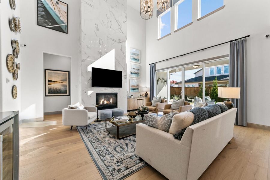 Representative furnished interior of a home built from the Diana by Landon Homes in Lexington Frisco, Frisco (Image 10).