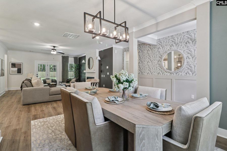 Furnished interior view inside a new home in Raglins Creek, Lugoff (Image 10).