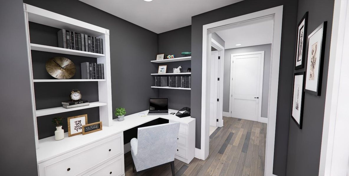 Furnished interior view inside a new home in , Dripping Springs (Image 12).