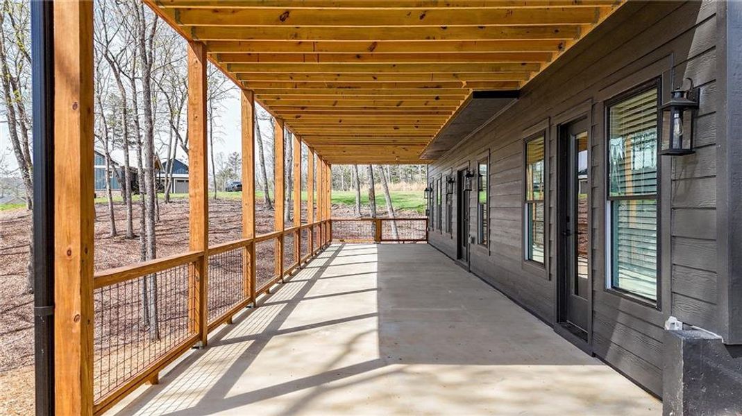 Exterior details and patio area of a home in , Morganton (Image 32). Exterior details and patio area of a home in , Morganton (Image 32).