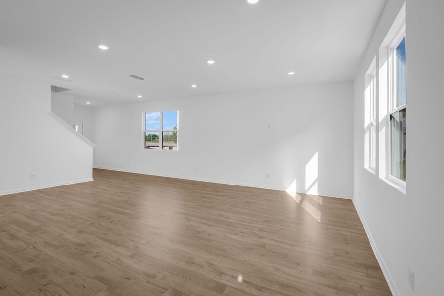 Representative unfurnished interior of a home built from the Jefferson by Taylor Morrison in Heritage River, Euharlee (Image 12).