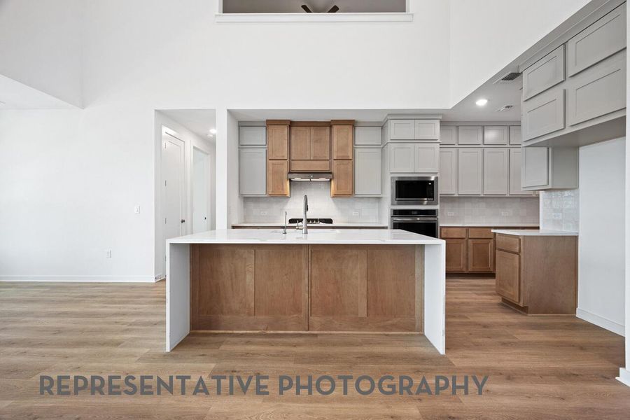 Furnished interior view inside a new home in Goodnight Ranch, Austin (Image 8).