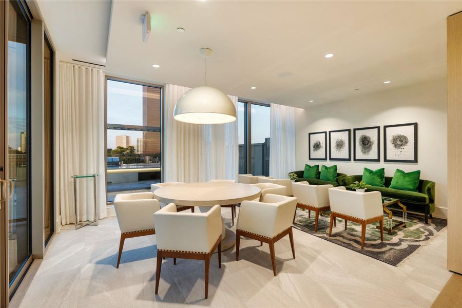 Furnished interior view inside a new home in , Houston (Image 16).