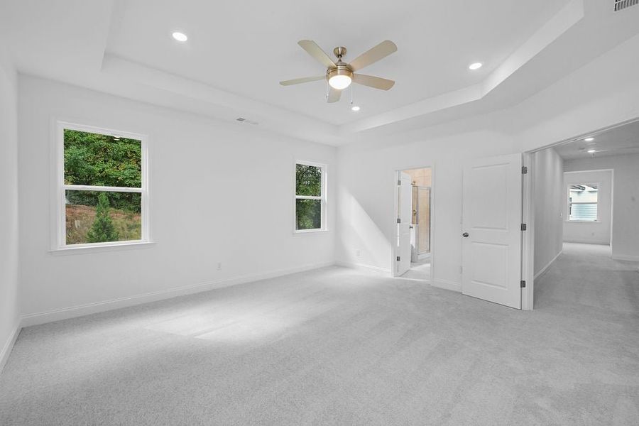 Representative unfurnished interior of a home built from the Lawrence by Taylor Morrison in Watson Park, Snellville (Image 18).