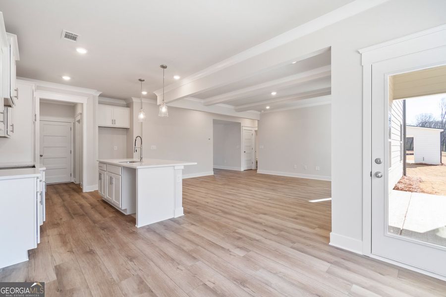 Furnished interior view inside a new home in Rosewood Lake Estates, Hoschton (Image 15).