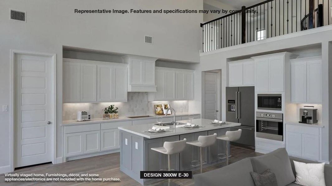 Furnished interior view inside a new home in Valencia 60', Manvel (Image 7). Furnished interior view inside a new home in Valencia 60', Manvel (Image 7).