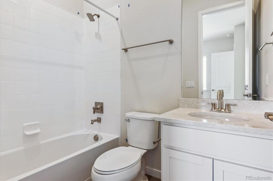 Furnished interior view inside a new home in Trails at Smoky Hill, Parker (Image 9).