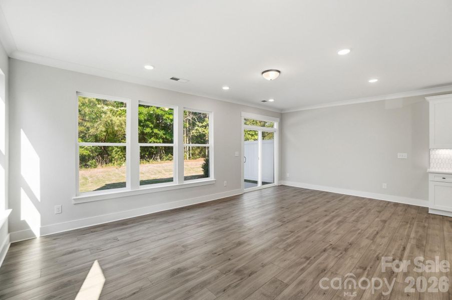 Spacious, unfurnished interior of a new home in Blythe Mill Townhomes, Waxhaw (Image 33). Spacious, unfurnished interior of a new home in Blythe Mill Townhomes, Waxhaw (Image 33).