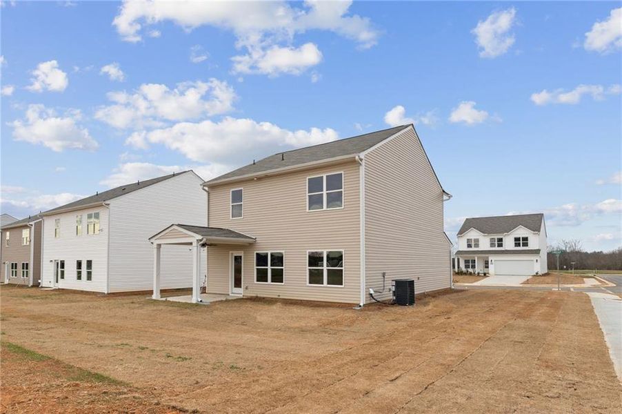 Exterior details and patio area of a home in , Rockmart (Image 8). Exterior details and patio area of a home in , Rockmart (Image 8).