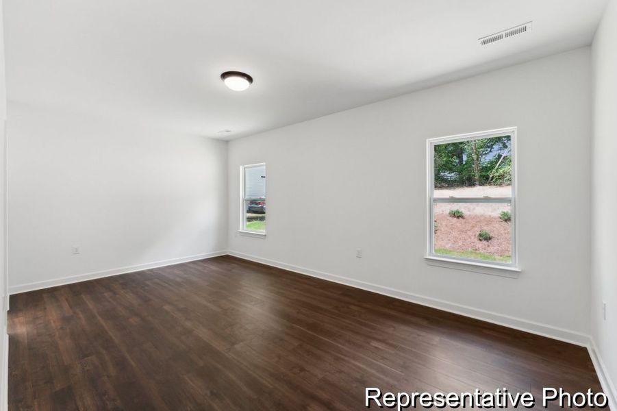 Spacious, unfurnished interior of a new home in Lake Royale, Louisburg (Image 11). Spacious, unfurnished interior of a new home in Lake Royale, Louisburg (Image 11).