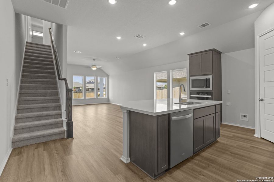 Furnished interior view inside a new home in Rhine Valley, Schertz (Image 8).