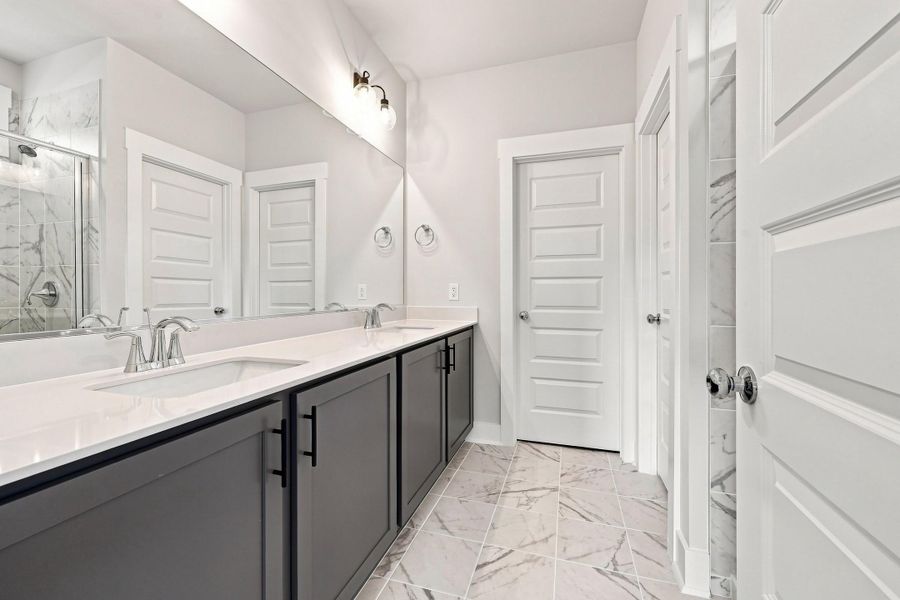 Furnished interior view inside a new home in Golden Gate, High Point (Image 17).