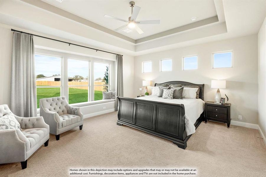 Furnished interior view inside a new home in Wildflower Ranch, Fort Worth (Image 8).