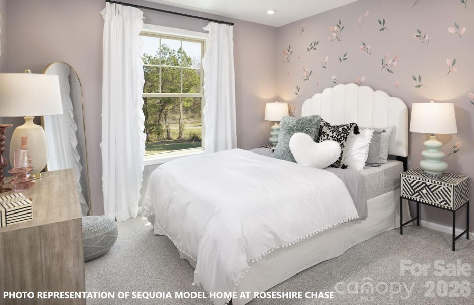 Bedroom 4 (Upper Level) - Photo is for representation purposes of floorplan only - colors, finishes, and options will vary