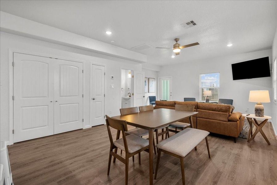 Furnished interior view inside a new home in , Surfside Beach (Image 14). Furnished interior view inside a new home in , Surfside Beach (Image 14).