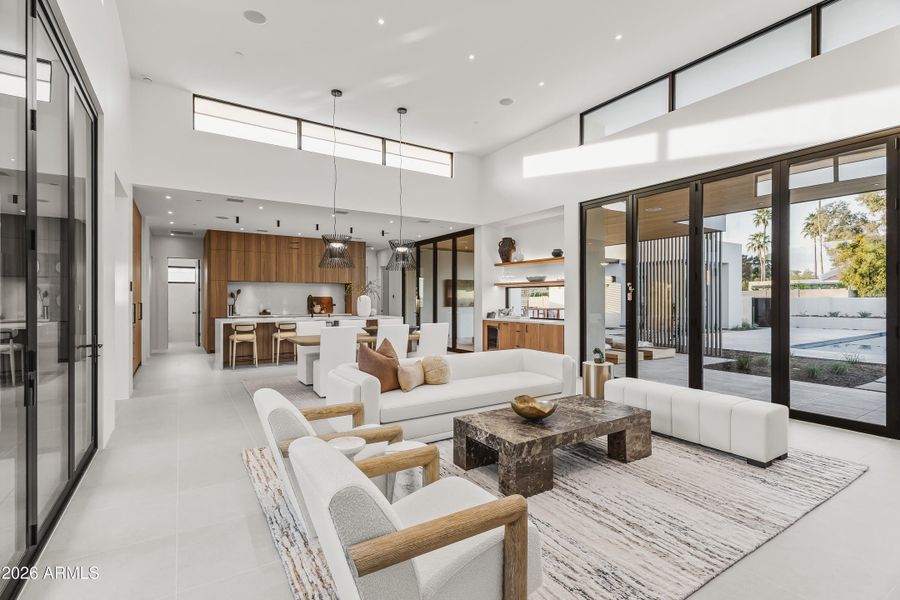 MAIN LIVING TO KITCHEN VIEW (II)